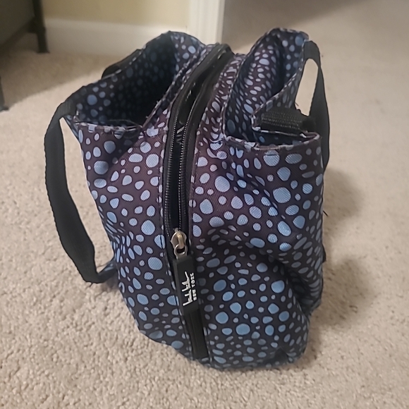 Nicole Miller Black And Blue Lunchbag - Picture 7 of 8